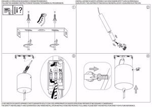 Lampada a sospensione ideal lux look nickel sp1 d06 per isola cucina