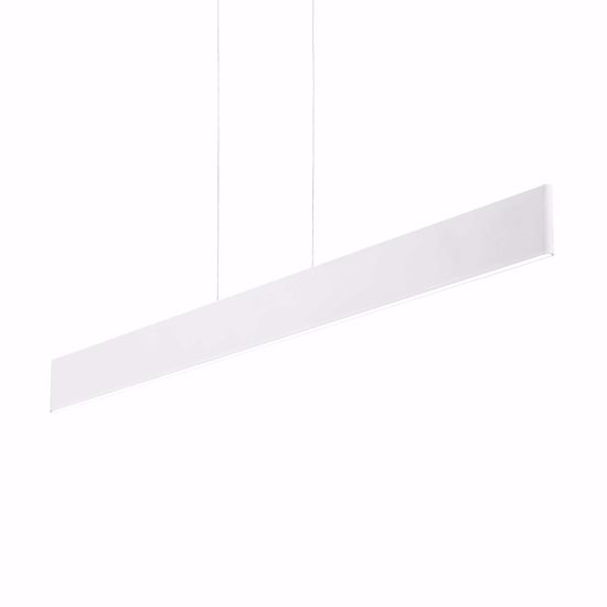 Desk sp1 ideal lux lampadario led sospensione bianco 32w per tavolo