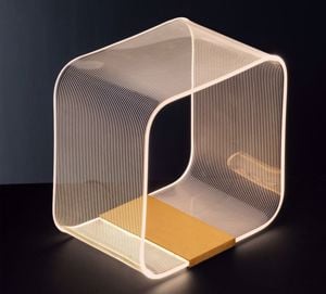 Lampada da comodino design moderna oro led dimmerabile 3000k