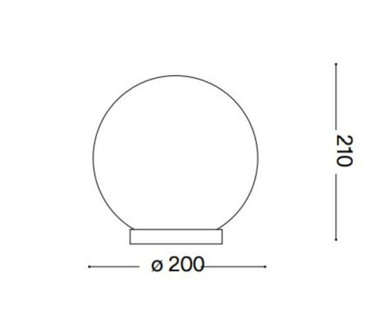 Mapa bianco tl1 d20 ideal lux abatjour moderna per camera da letto