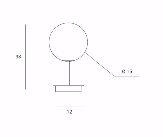 Lampada da comodino moderna dimmerabile jugen miloox