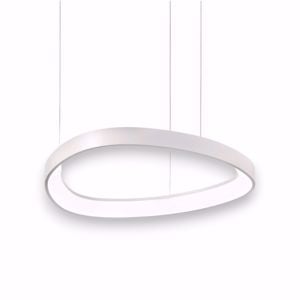 Gemini sp d042 ideal lux lampadario design bianco led 38w 3000k per soggiorno