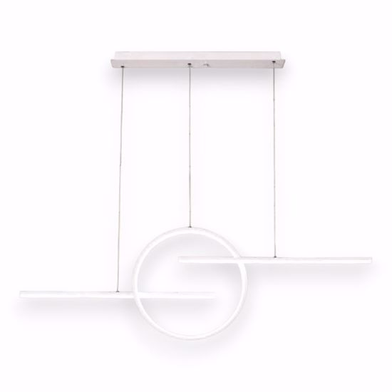 Lampadario design moderno 50w 3000k bianco per soggiorno