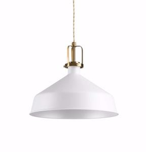 Ideal lux eris-2 sp1 lampadario da cucina bianco cavo regolabile industrial