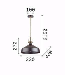 Ideal lux eris-2 sp1 lampadario da cucina bianco cavo regolabile industrial