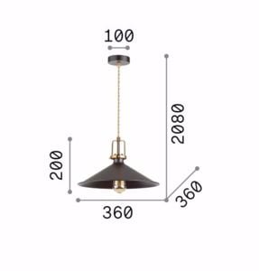 Eris-4 sp1 ideal lux lampada a sospensione per isola cucina bianco