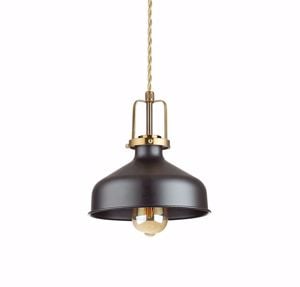 Ideal lux eris-2 sp1 lampada a sospensione per bancone cucina nero opaco vintage