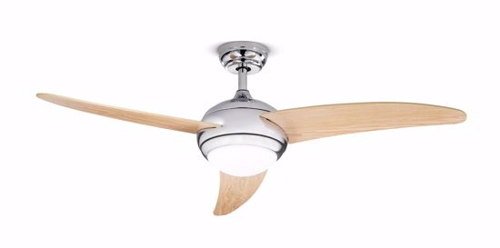 Ventilatore da soffitto per camera da letto 3 pale led dimmerabile 3 velocita