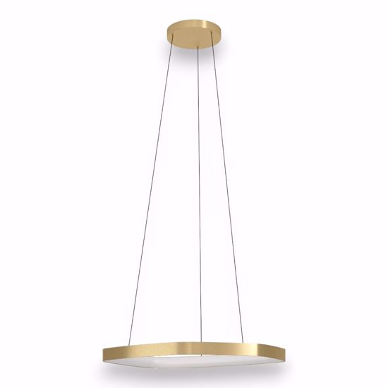 Lampadario moderno oro led 3000k dimmerabile per soggiorno