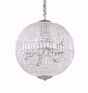 Luxor sp12 ideal lux lampadario di cristallo