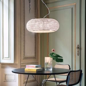 Pasha sp14 ideal lux lampadario classico cristalli cromo