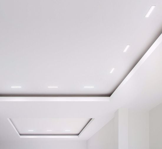 Fari da incasso bianco  8w 4000k per controsoffitto isyluce exacta 220-240v