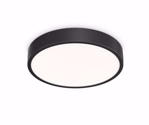 Ray pl d40 ideal lux plafoniera da esterno led 3000k 4000k nera tonda