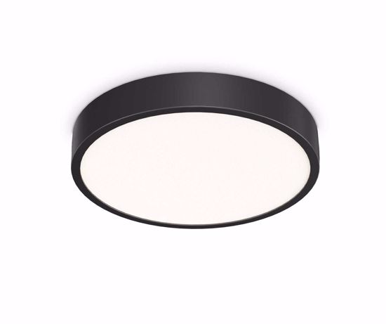 Ideal lux ray pl d60 plafoniera led 3000k 4000k nera ip44 per balcone