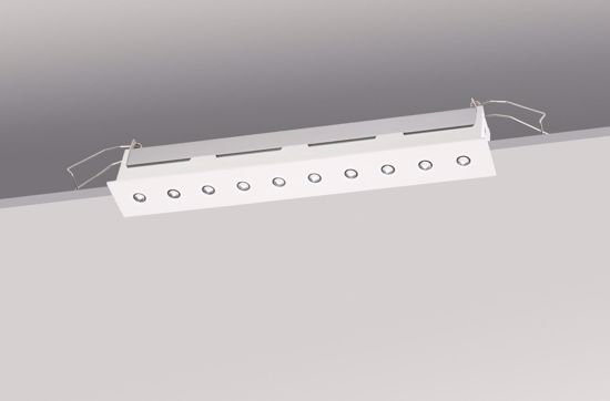 Faretti da incasso led per controsoffitto 18w 3000k 220v exacta isyluce