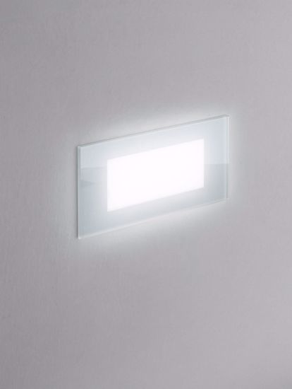 Segnapasso led vetronotte affralux bianco per interno esterno 6w 4000k