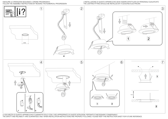 Box da 3 jazz fi faretto rotondo da incasso soffitto bianco gu10 ideal lux