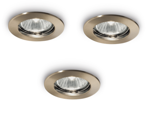 Ideal lux jazz fi faretti da incasso bronzo rotondo per soffitto box da 3