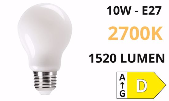 Toplight lampadina led e27 10w 2700k 1520 lumen goccia bianca