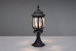 Lampioncino antico classico da giardino lanterna nero