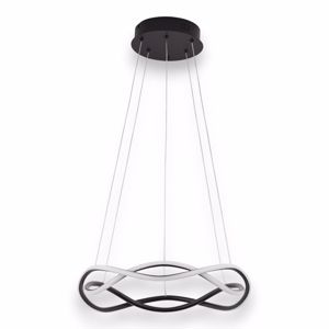 Lampadari led design per cucina moderna nero 27w 3000k