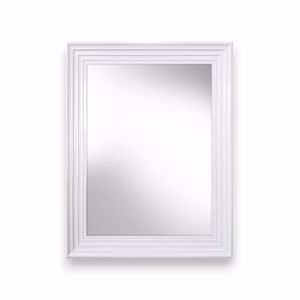 Specchio da parete 50x70 cornice bianca