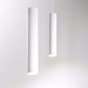 Ideal lux tube sp d6 lampada a sospensione cilindro bianco led 11w 3000k