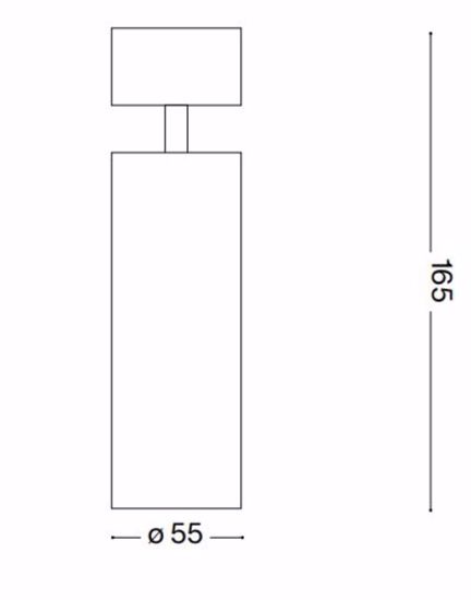 Dynamite pl1 ideal lux faretto led gu10 3000k da soffitto orientabile bianco