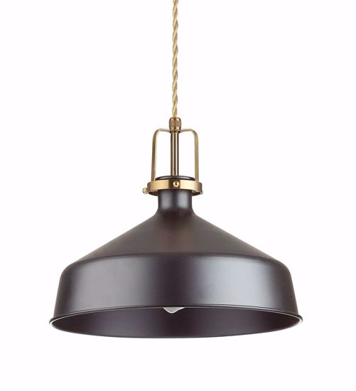 Ideal lux eris-1 sp1 lampada a sospensione vintage nera ccavo estendibile