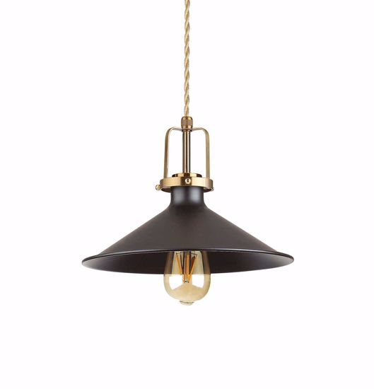 Eris-3 sp1 ideal lux lampadario da cucina nero rustico