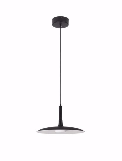 Lampadario da cucina moderna nero led 12w 3000k