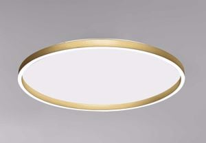 Plafoniera aela p-g oro gea luce led 72w 3000k 4000k