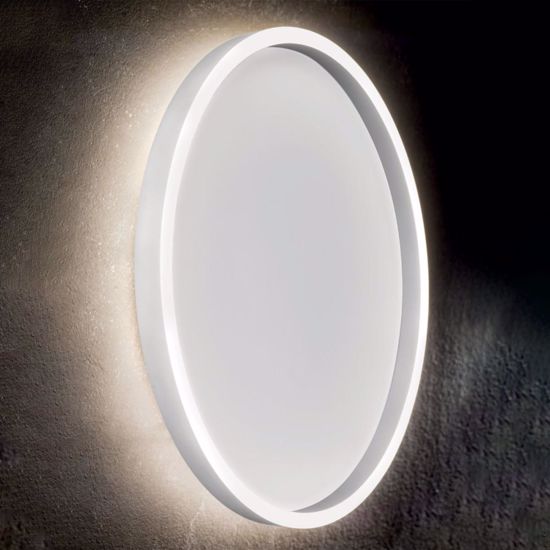 Gea luce aela p-m bianco plafoniera led 60w 3000k 4000k