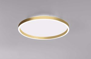 Gea luce aela p-m oro plafoniera design led 60w 3000k 4000k