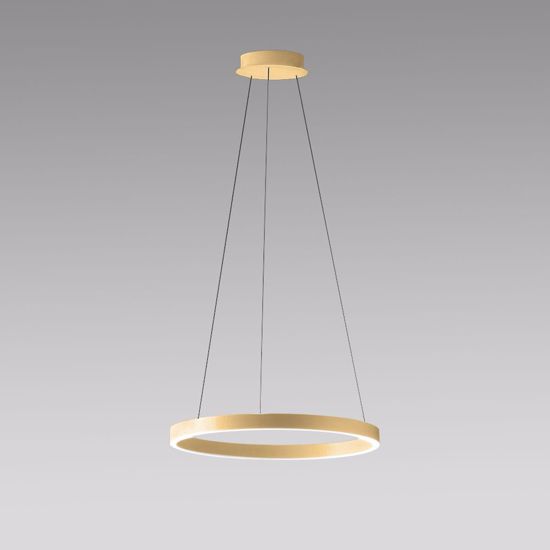 Gea luce criseide s-g oro lampadario led 80w 3000k per soggiorno