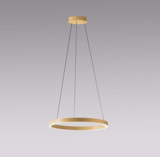 Lampadario criseide s p oro gea luce moderno led 60w 3000k