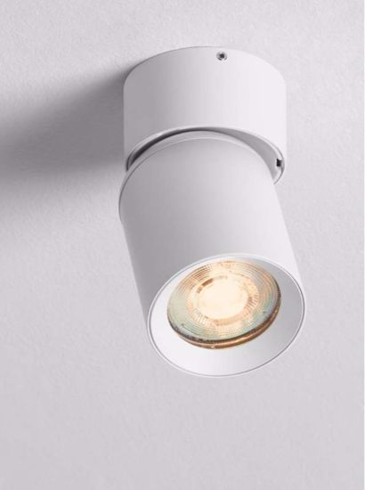 Faretto bianco da soffitto orientabile moderno