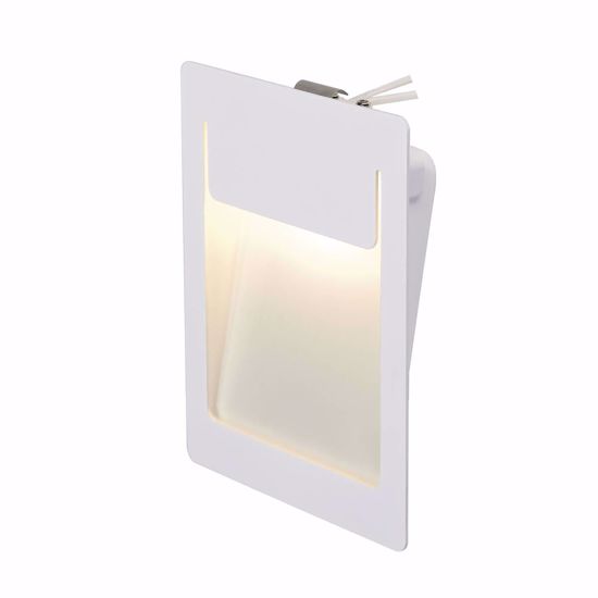 Segnapasso led 5,2w 3000k da incasso per interni scale quadrato