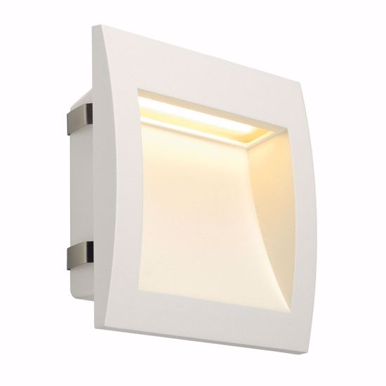 Segnapasso led per esterno 0,96w 3000k da incasso bianco