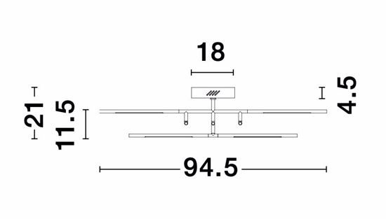 Plafoniera led 3000k dimmerabile oro moderna per soggiorno