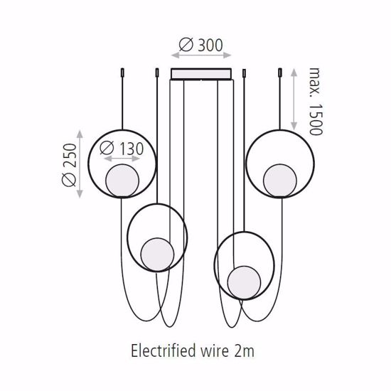 Lampadario moderno oro led 20w 3000k per soggiorno