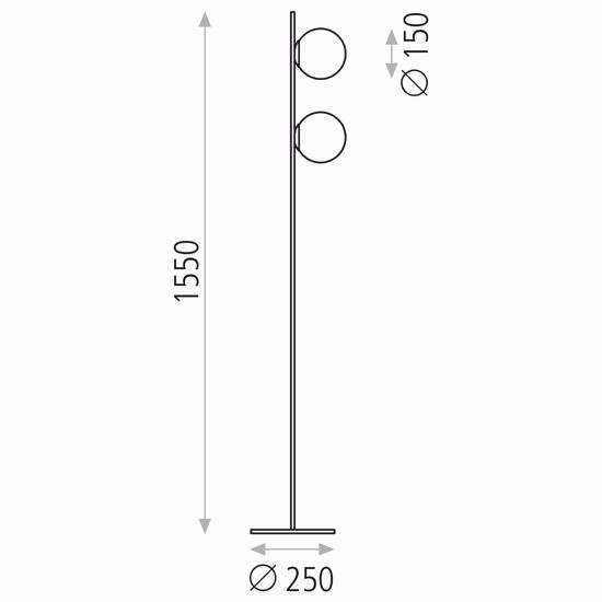 Lampada da terra per soggiorno moderno led 10w 3000k