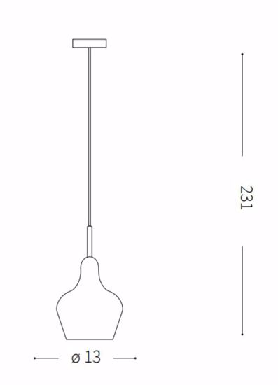 Lido-2 sp1 ideal lux lampada a sospensione cavo regolabile