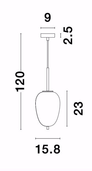 Lampada a sospensione oro per comodino per camera da letto