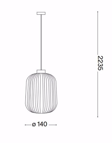 Mint-1 sp1 ideal lux lampada a sospensione vetro fume