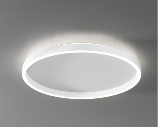 Gea luce aela p-p bianco plafoniera moderna 30w-6w 3000k 4000k