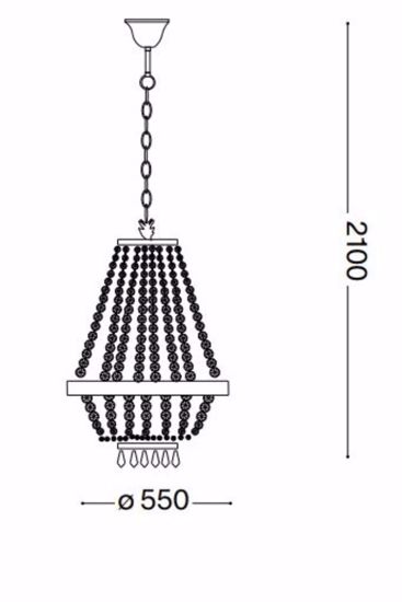 Ideal lux caesar sp12 grande lampadario classico