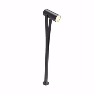 Lampione da giardino antracite moderno led 10w 3000k ip54