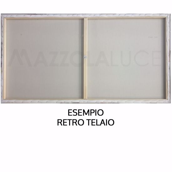 Quadro astratto moderno 140x70 oro e nero stampa su tela per soggiorno