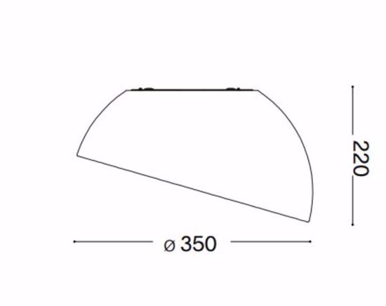 Plafoniera led corolla-2 pl ideal lux 24w 3000k bianca